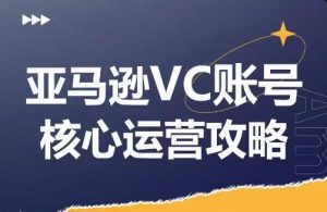 亚马逊VC账号核心玩法解析,实战经验拆解产品模块运营技巧,提升店铺GMV,有效提升运营利润-聊项目