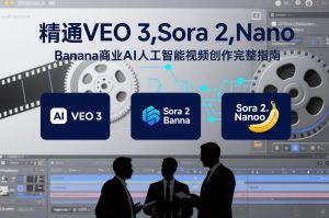 精通VEO 3,Sora 2,Nano Banana商业AI人工智能视频创作完整指南-聊项目