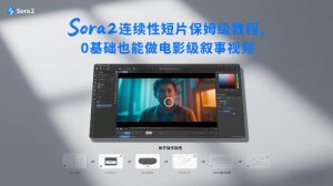 Sora2连续性短片保姆级教程，0基础也能做电影级叙事视频-聊项目