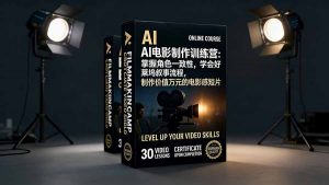 AI电影制作训练营：掌握角色一致性，学会好莱坞叙事流程，制作价值万元的电影感短片-聊项目